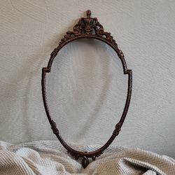 Vintage metal mirror frame 28,3*16,1'
