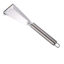premium stainless steel triangular fruit carving knife - antislip slicer with engraving blades for kitchen