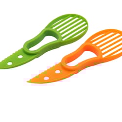 avocado cutter knife: 3-in-1 tool for pitaya, kiwi, and berry fruits - slicer & separator