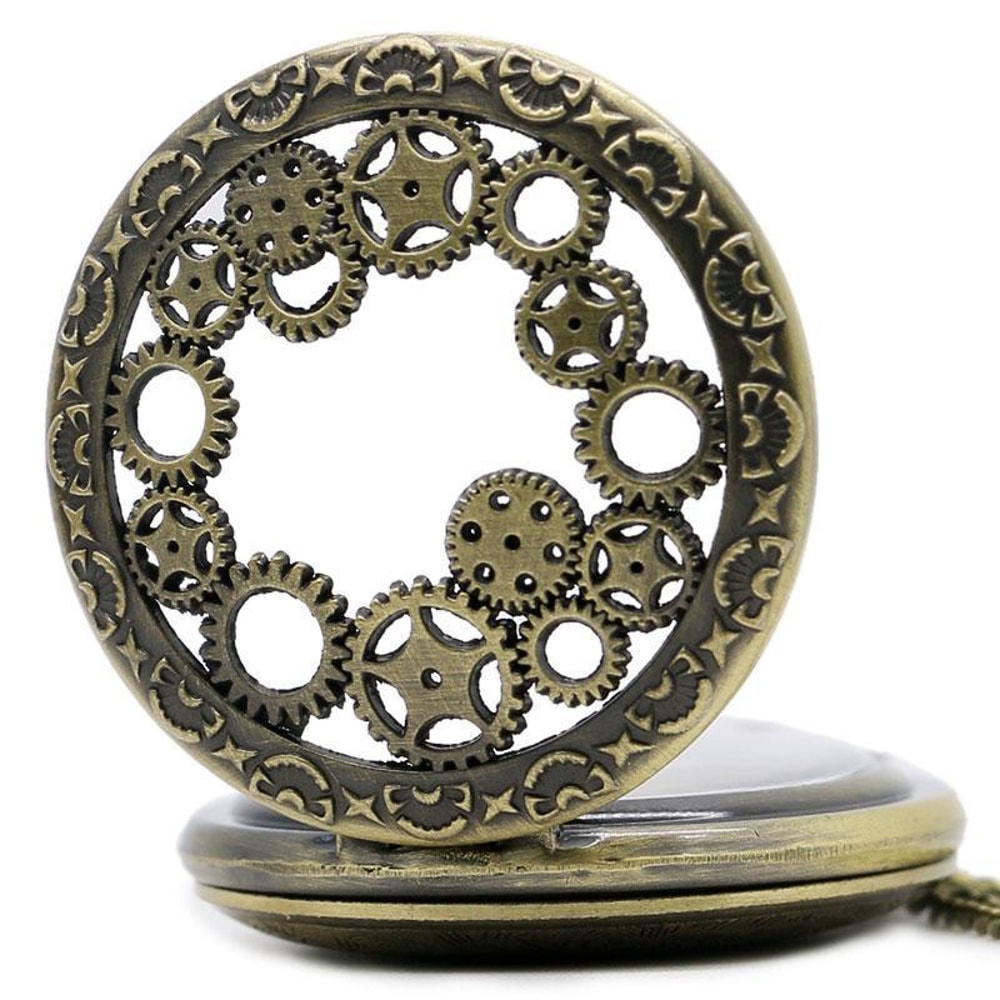 Elegant Time Travelers Pocket Watch in Classic Design