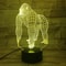 3D Illusion LED Gorilla Lamp With 7 Switchable Colors 5