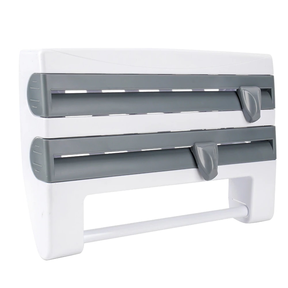 4-in-1 Wall Mount Multi Roll Holder & Rack 4