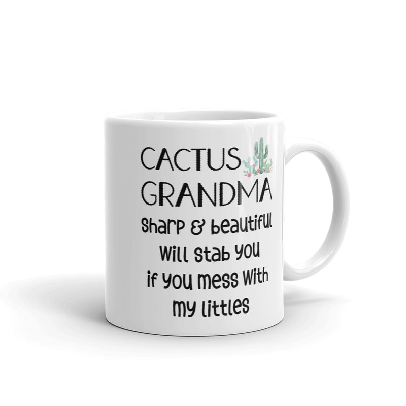 Cactus Grandma Mug 1