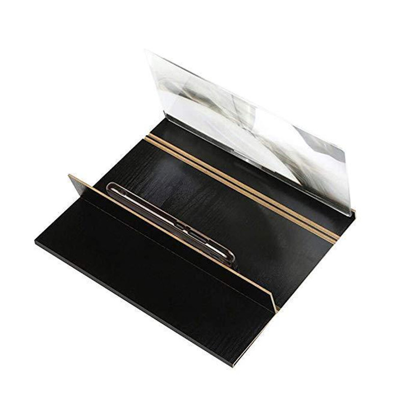 3D Phone Magnifying Stand black
