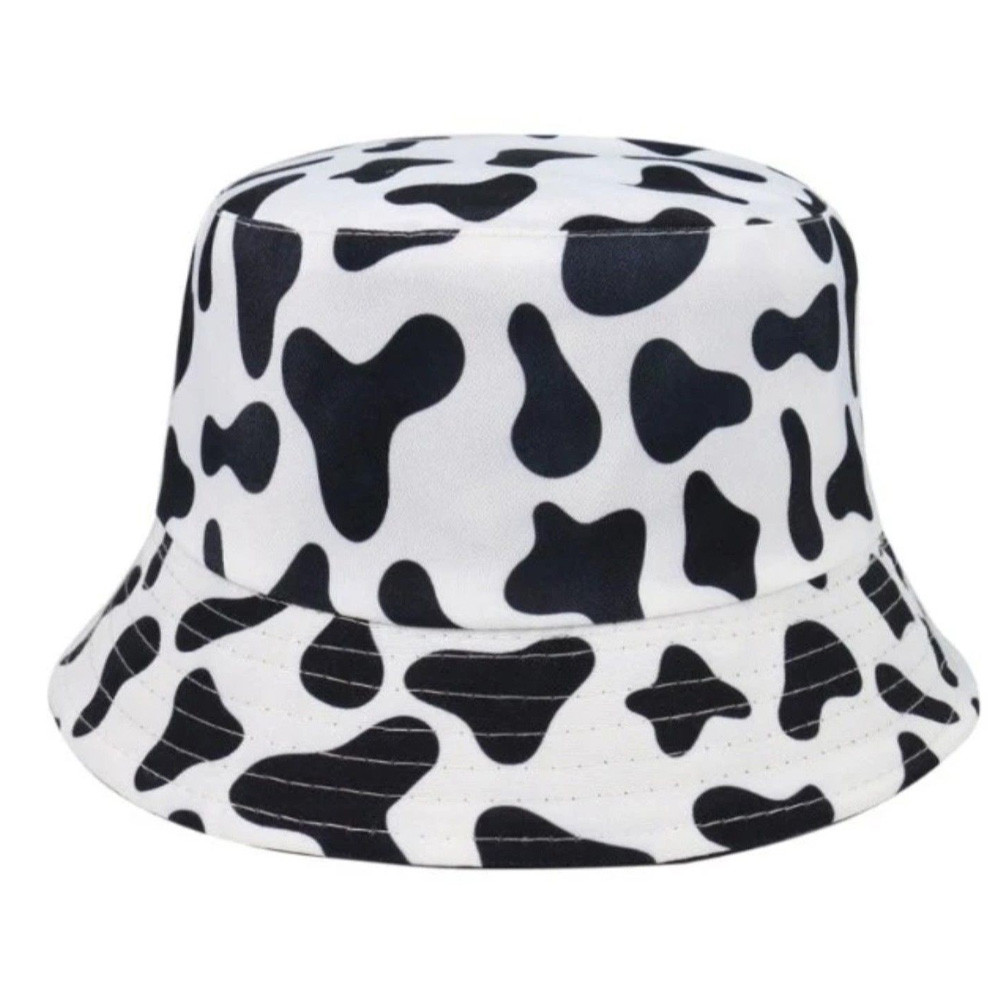 Trendy unisex cowprint bucket hat