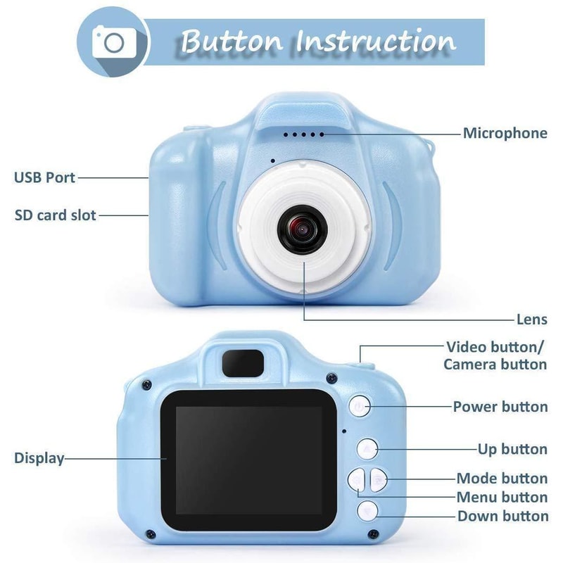 Easytouse digital camera for toddlers