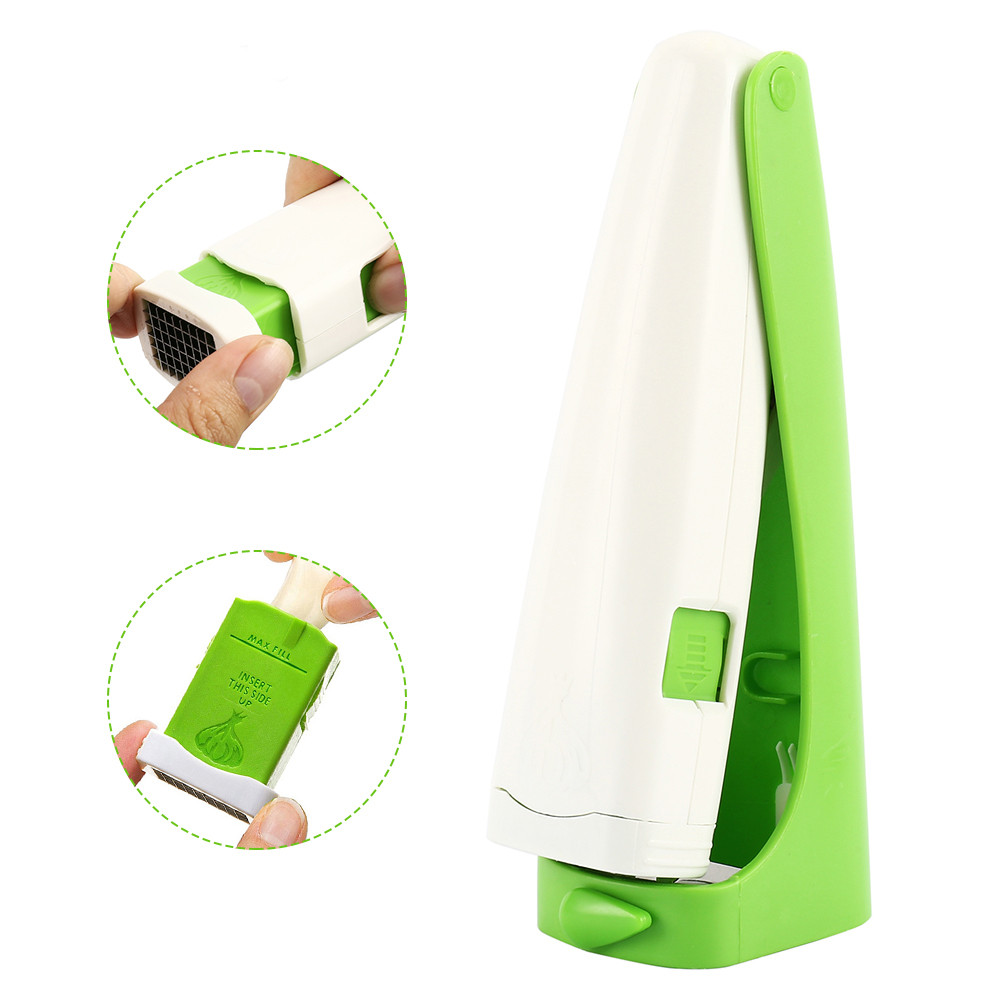 Ergonomic Garlic Cutter & Cuber 3
