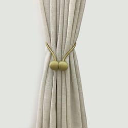 magnetic curtain tieback set