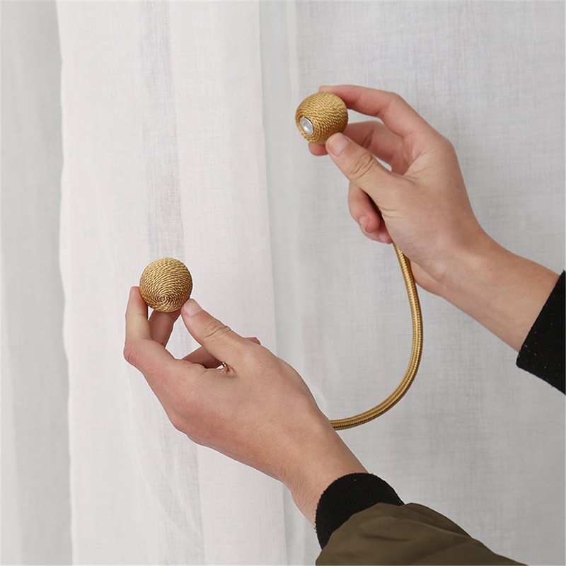 Magnetic Curtain Tieback Set 1