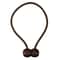 Magnetic Curtain Tieback Set Dark Brown