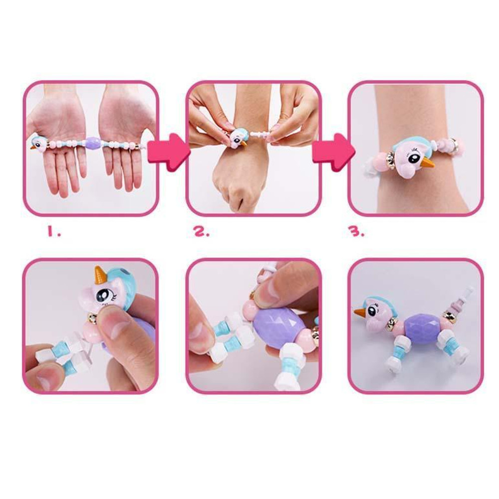 DIY Cute Magic Animal Twist Bracelets
