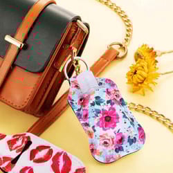 hand sanitizer keychain holder with pouch – perfect travel accessory & thoughtful gift