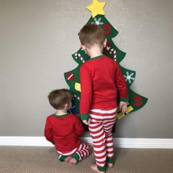 diy kids christmas tree set - perfect holiday gift