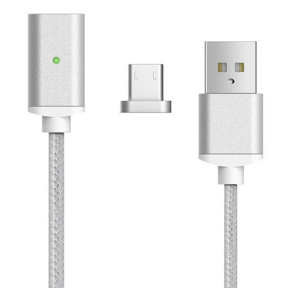 Magnetic Charger Cable Android-Silver