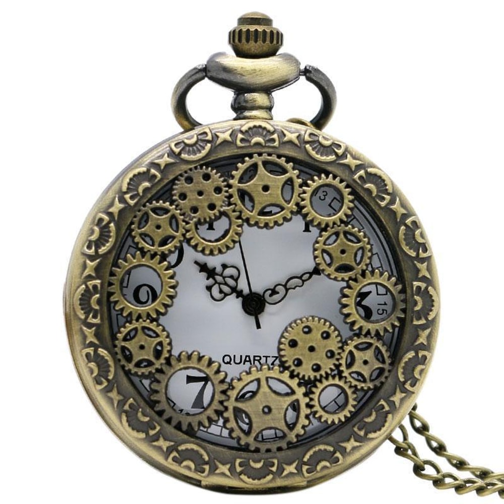 Sophisticated Time Travelers Pocket Watch Display