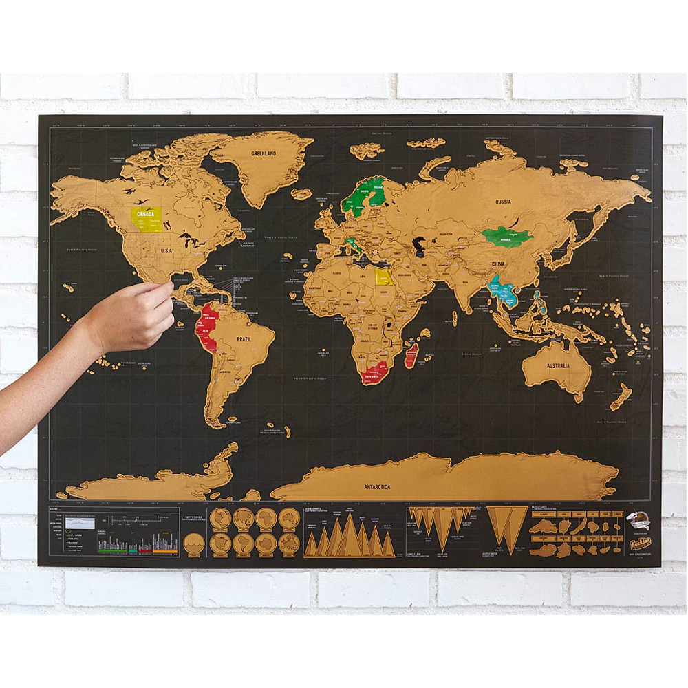 Wanderlust Scratch Off Map 1