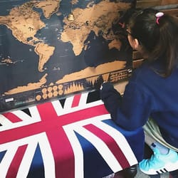 wanderlust scratch off map