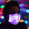 USB rechargeable LED mask for parties