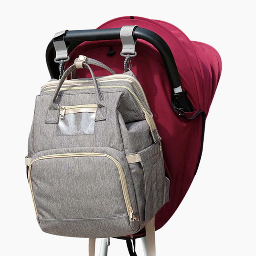 Multifunctional 3 in 1 Baby Diaper Bag With Bed (Waterproof Exterior) 3
