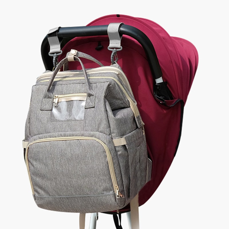 Multifunctional 3 in 1 Baby Diaper Bag With Bed (Waterproof Exterior) 3