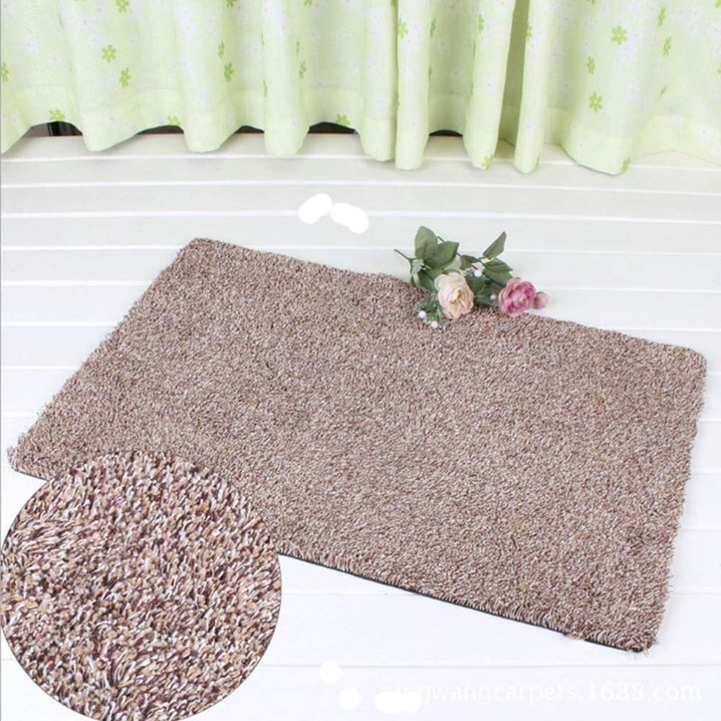 Non-Slip Magic Indoor Super Absorbent Doormat Brown