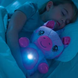 magical stuffed animal with light projector