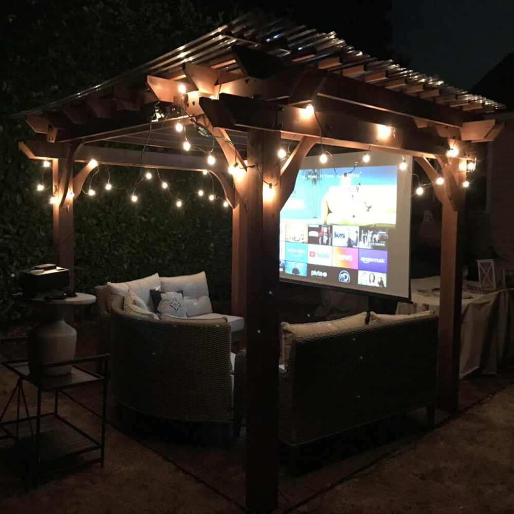 Portable Anti-Light Outdoor Projector Screen 2