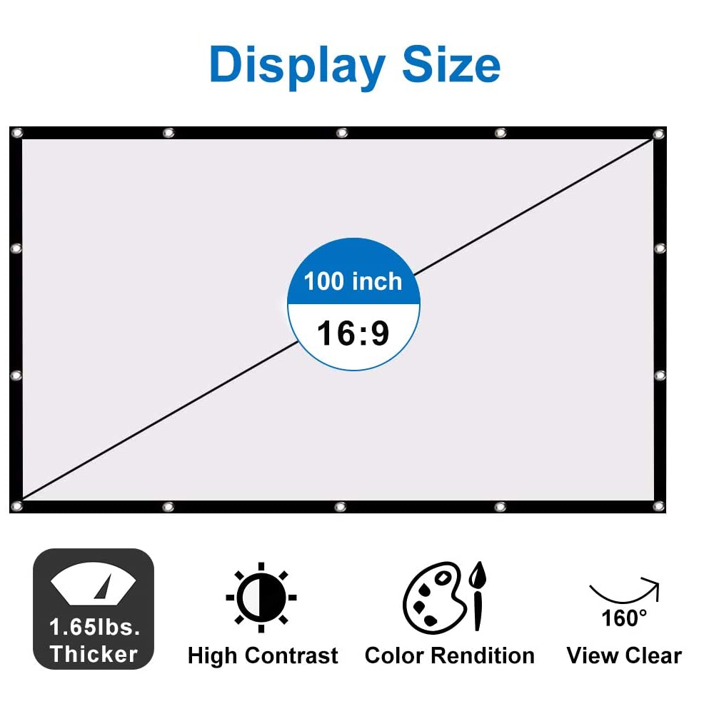Portable Anti-Light Outdoor Projector Screen 3