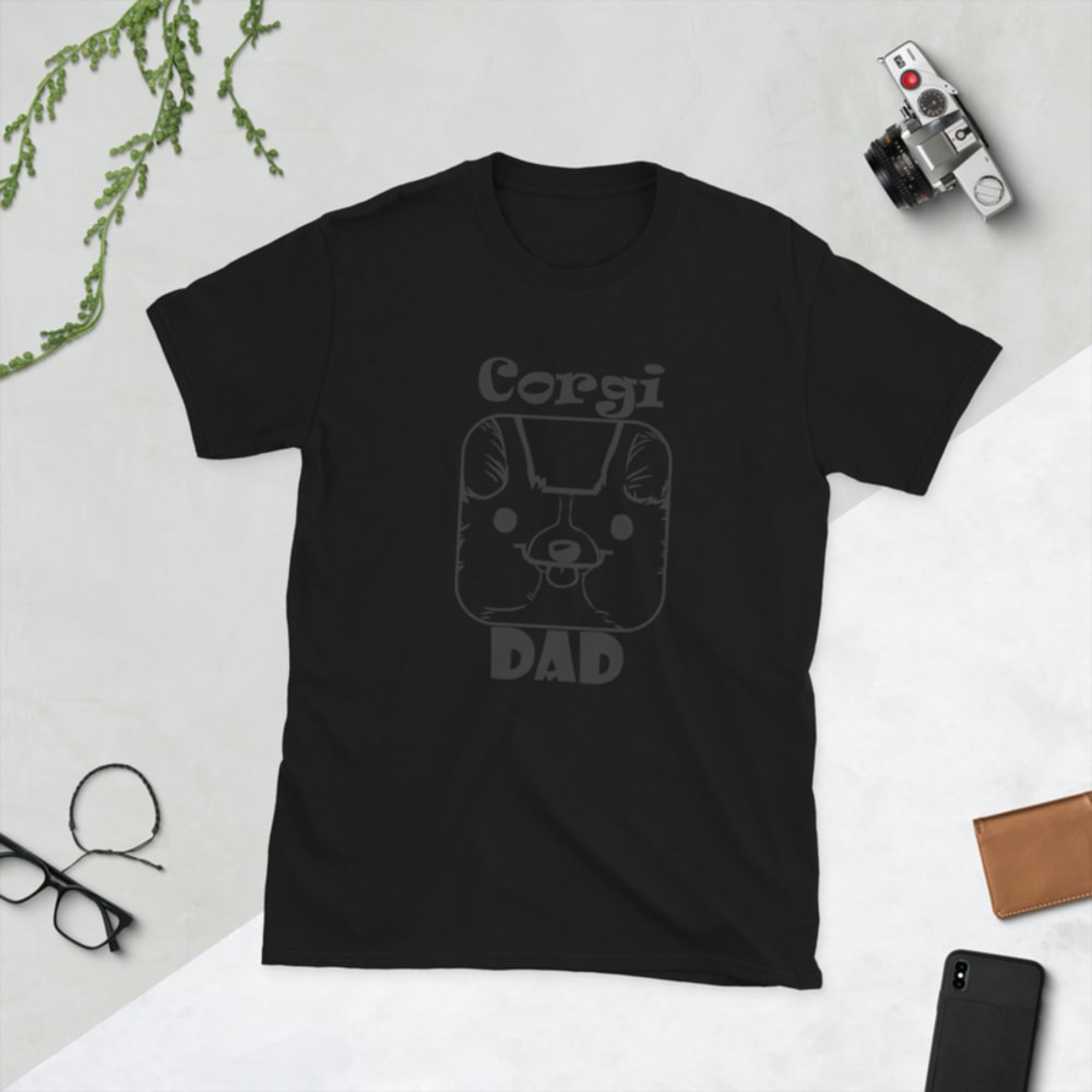 Corgi dad Short-Sleeve Unisex T-Shirt