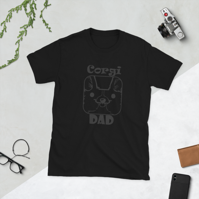 Corgi dad Short-Sleeve Unisex T-Shirt