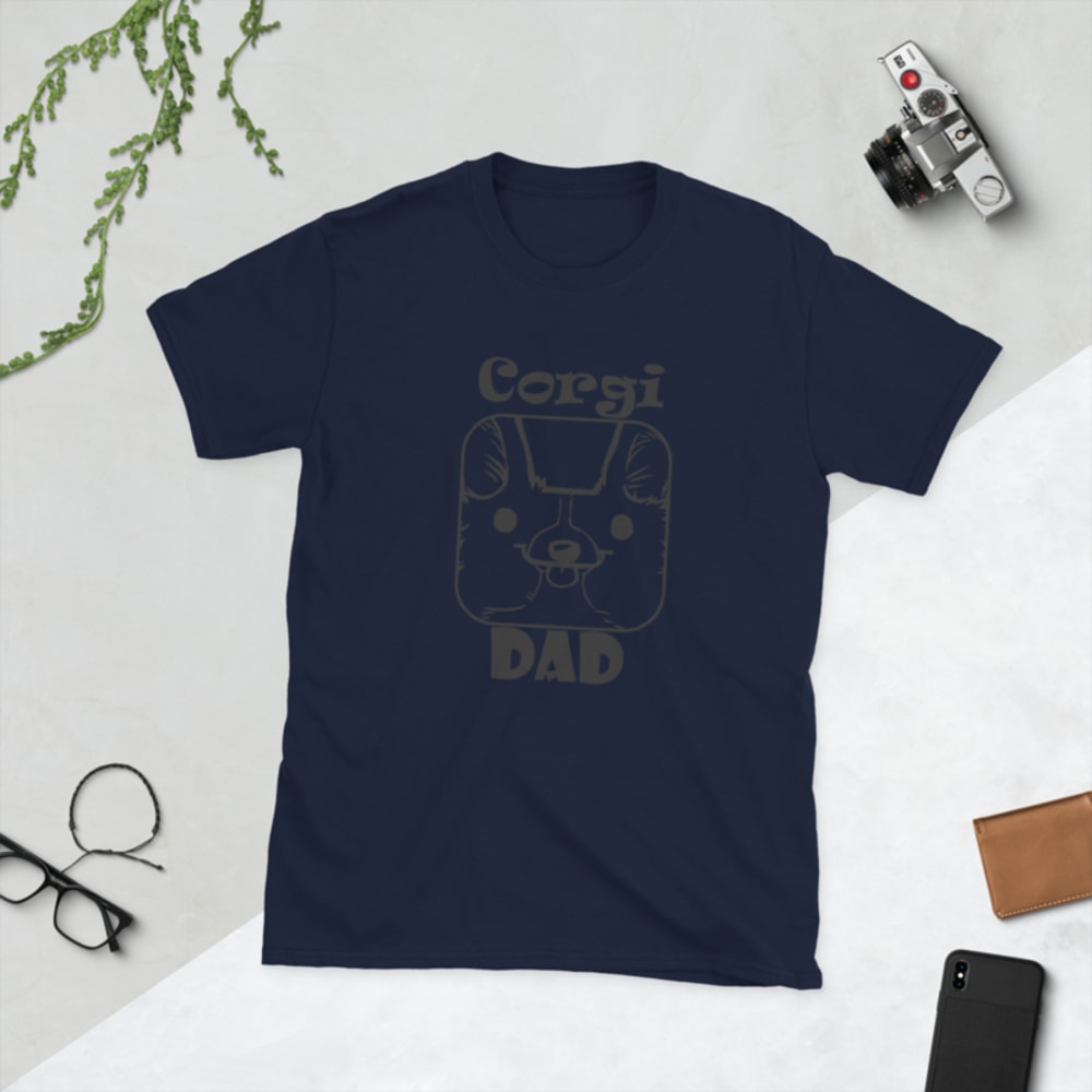 Corgi dad Short-Sleeve Unisex T-Shirt