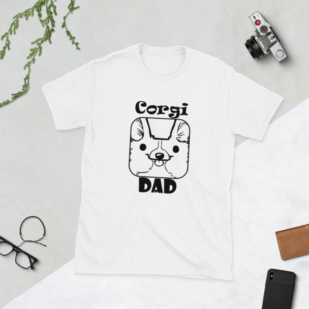 Corgi dad Short-Sleeve Unisex T-Shirt