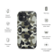 Camo Military Black Gray Khaki Pattern Tough Case for iPhone®
