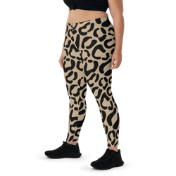 leopard skin animal pattern leggings