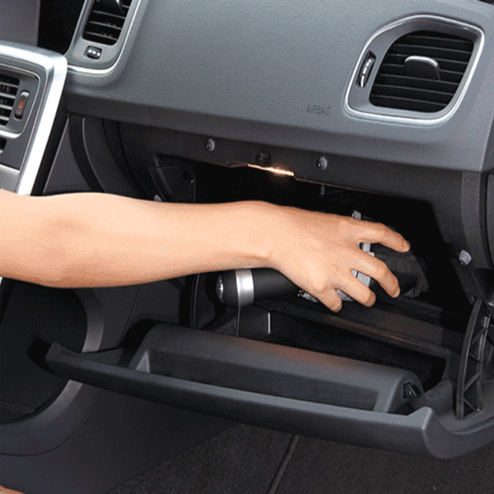 Windproof LED Inverted Umbrella with Reflective Stripe & Reverse Folding 5