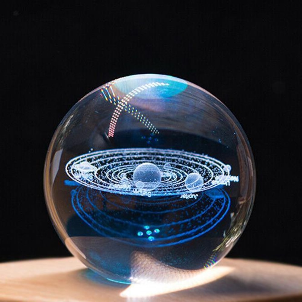 Engraved Solar System Sphere 5