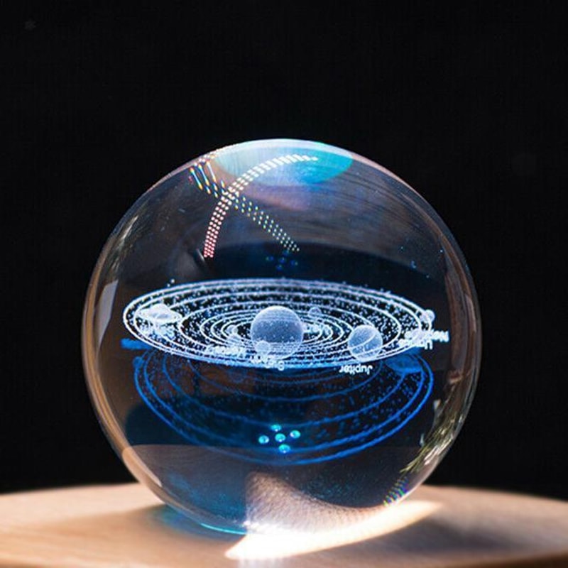 Engraved Solar System Sphere 5