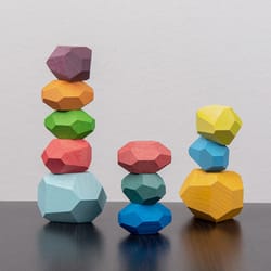 tumi ishi wooden rock balancing toy