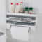 4-in-1 Wall Mount Multi Roll Holder & Rack