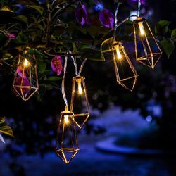 craft rose gold lantern light