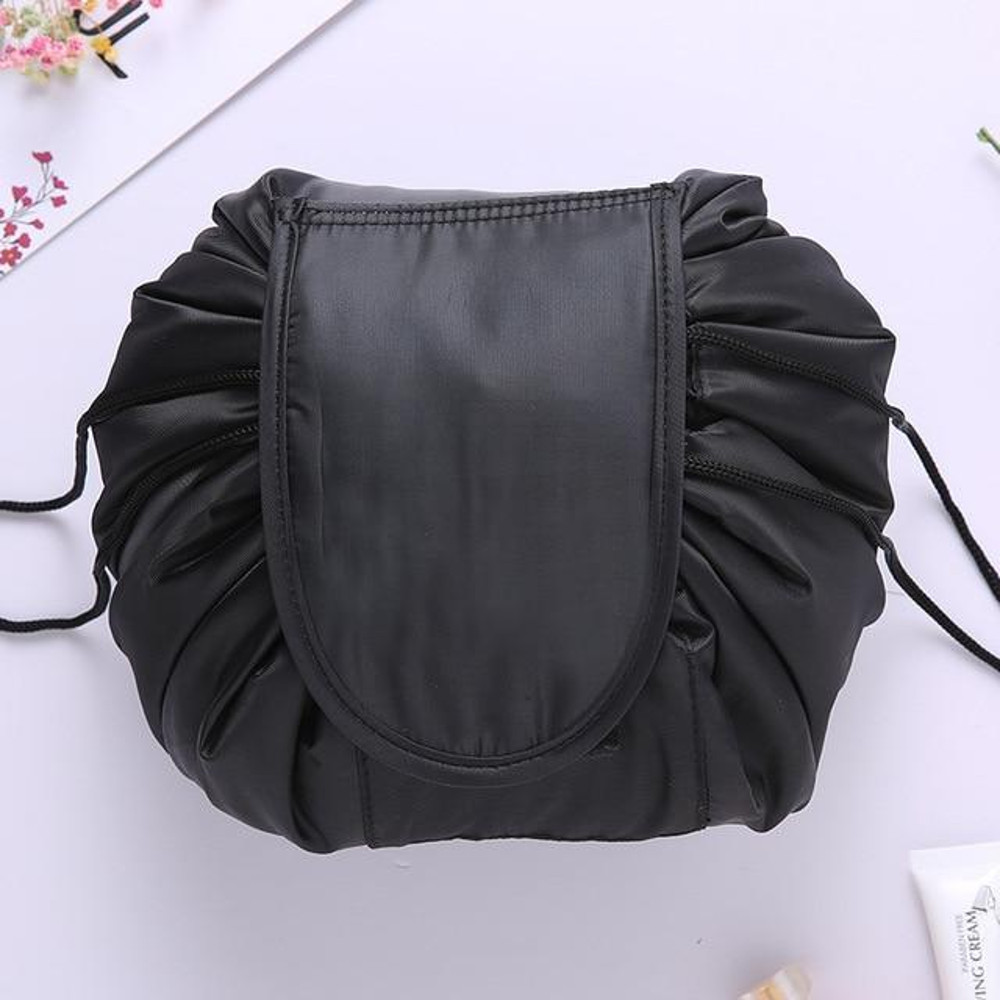 Travel Make Up Wrap Bag Black 1
